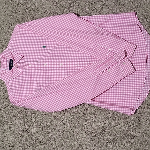 Men Ralph Lauren pink Button down dress shirt Like New - Picture 2 of 3
